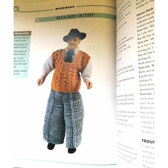 Miniature Crochet Projects in 1/12 Scale by Roz Walters Book Softcover - Picture 7 of 15